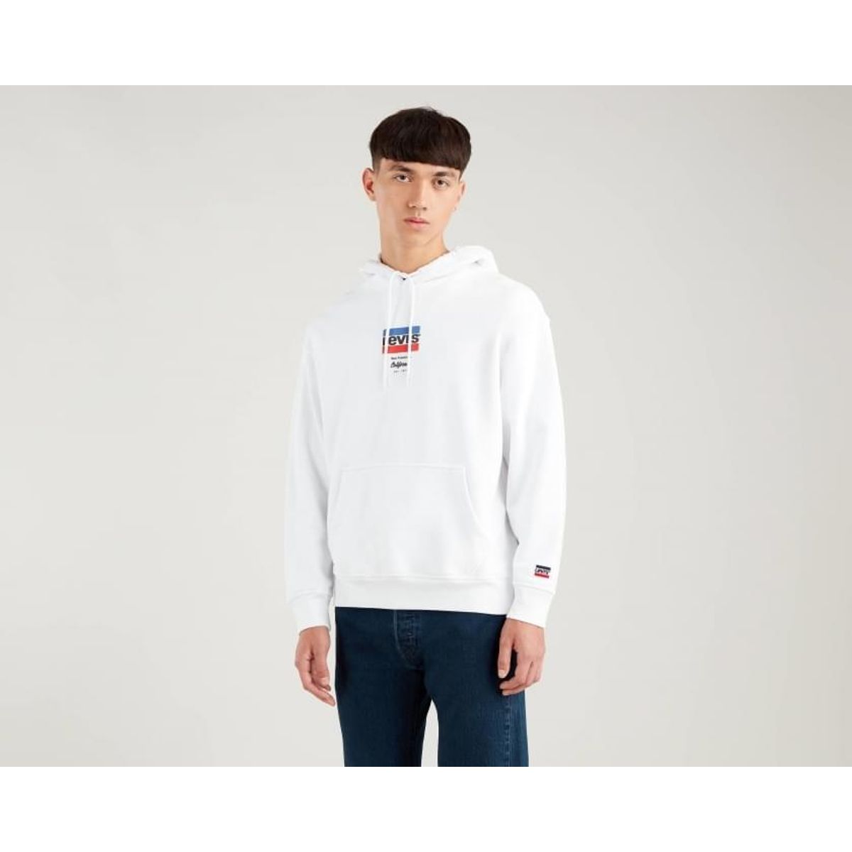 Relaxed Graphic Serif Hoodie Levi s