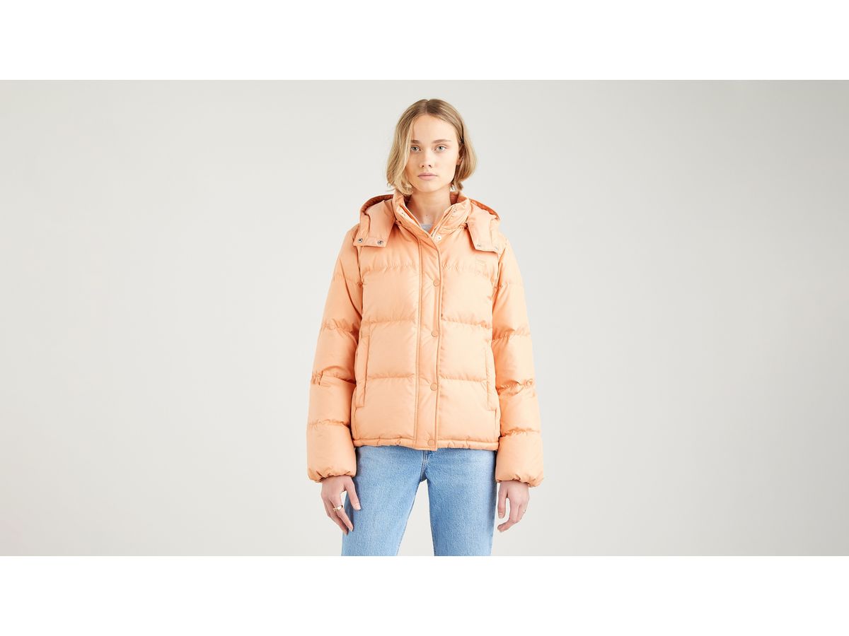 Short puffer coat levis on sale