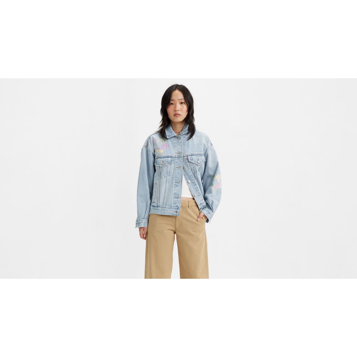 Levi's dad trucker jacket dad michael clearance