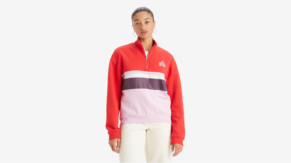 Adidas women's changeover half zip sweatshirt sale
