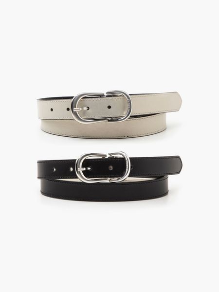 Metal Loop Reversible Belt