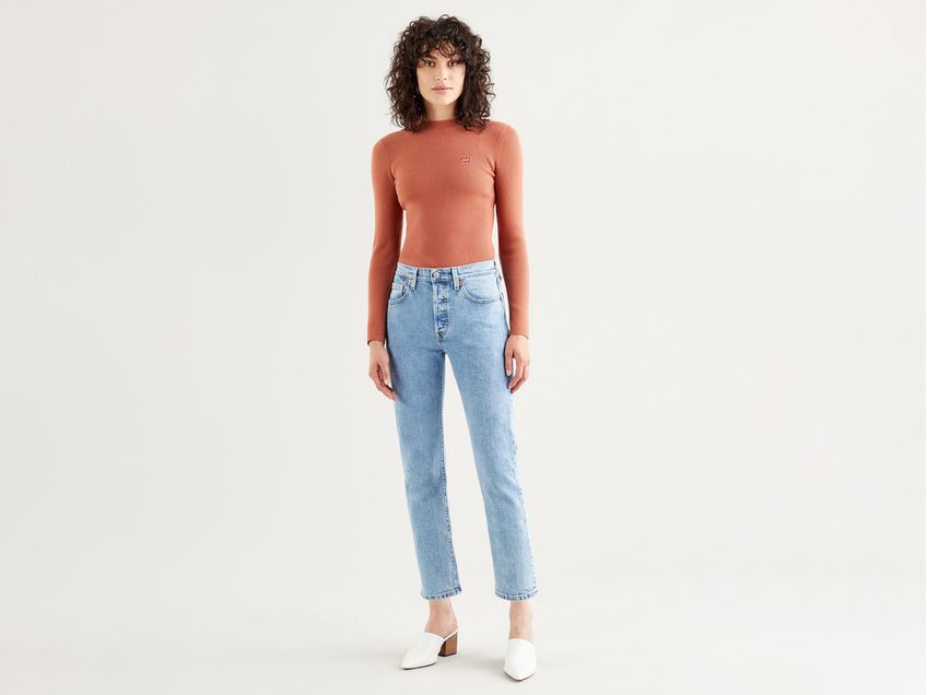 Levis 501 crop cheap