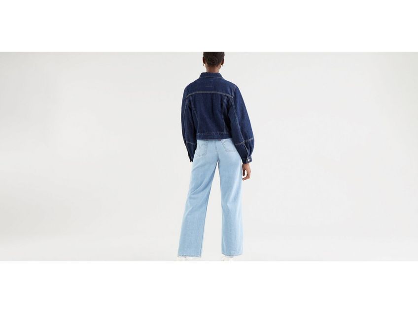 Levi’s denim tailored jacket single Vintage Levi's 501 Selvedge Denim Tailored Patchwork