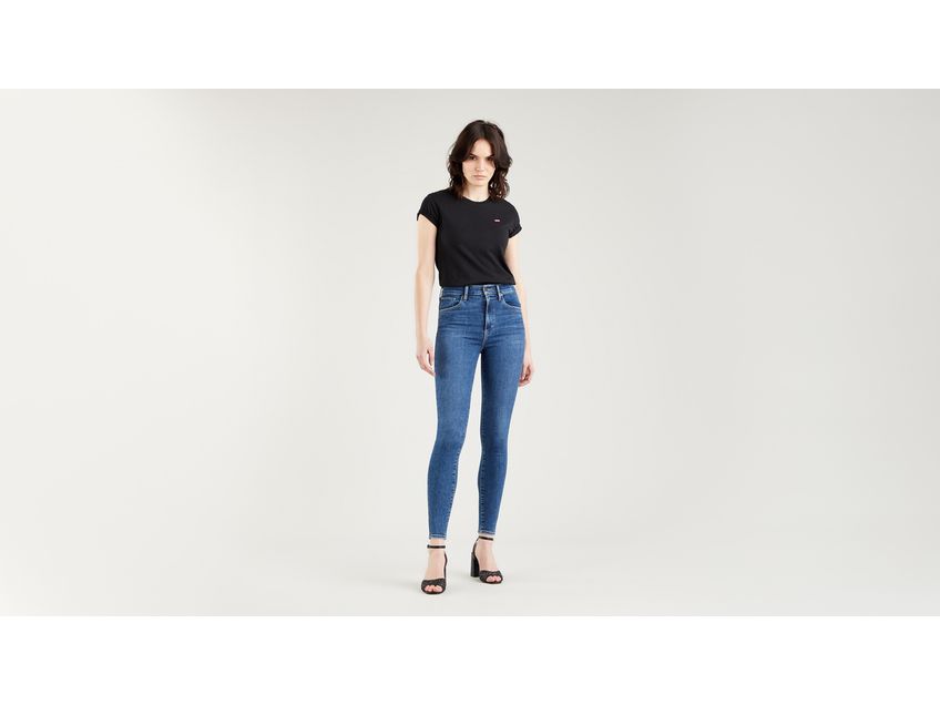 Levi mile high waisted super deals skinny jeans