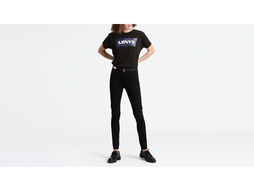 Levi's 721 high rise skinny black hot sale