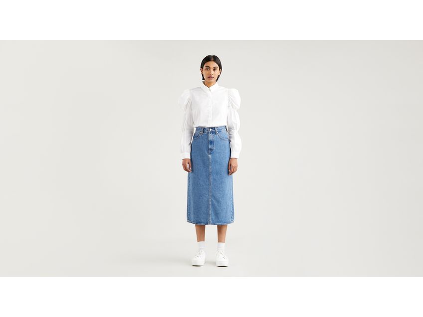 Levis midi skirt discount
