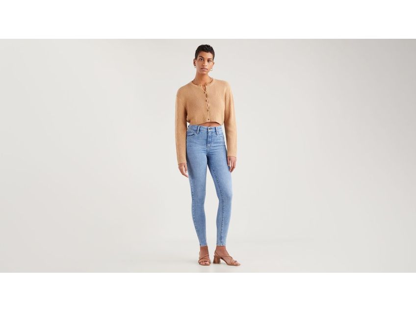 Mile high super skinny jeans levi top