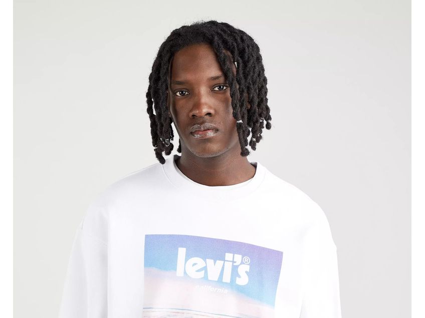 Relaxed Graphic Crewneck Sweatshirt 