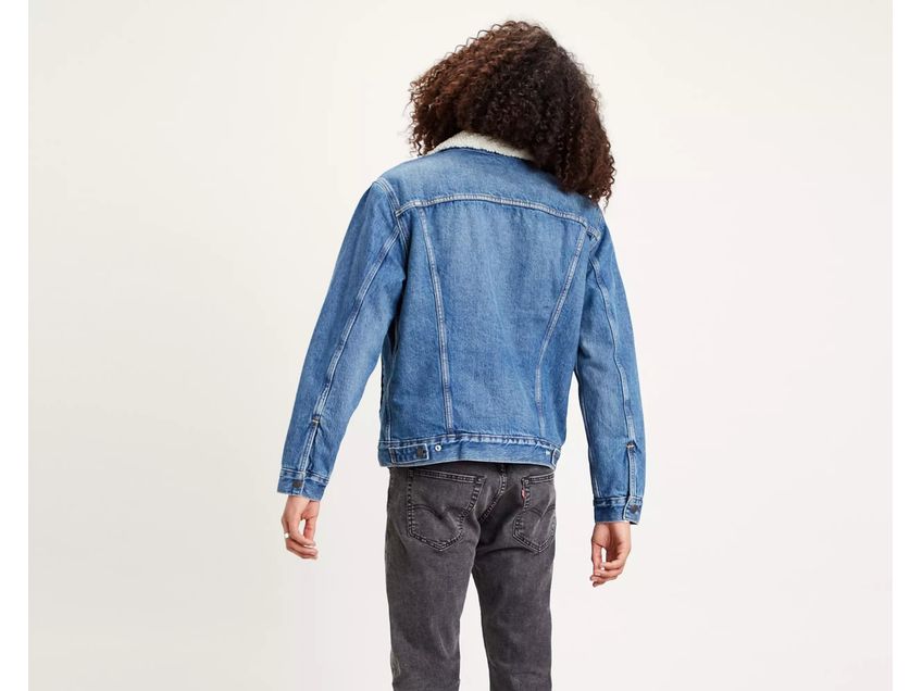 Levis mayze shop sherpa trucker