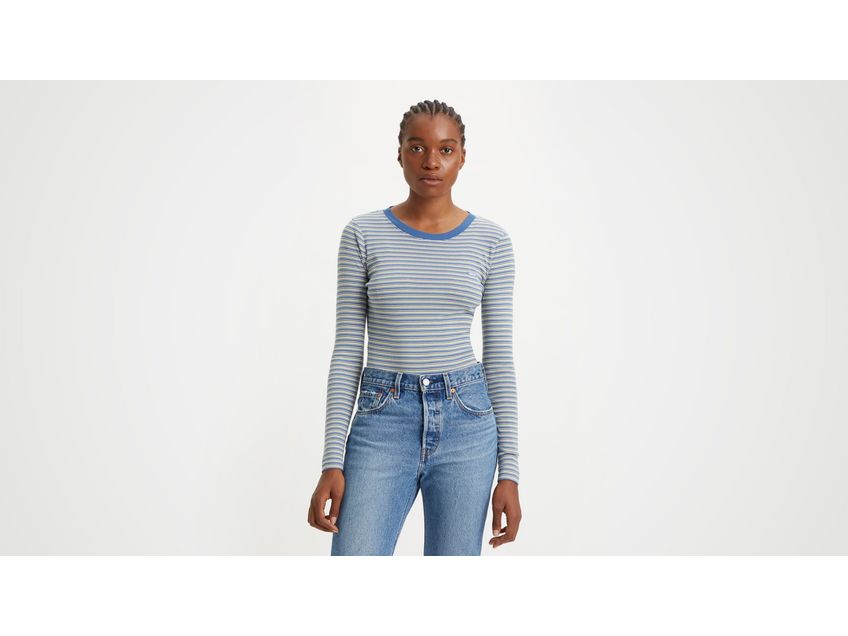 Long Sleeve Rib Baby Tee Levi s