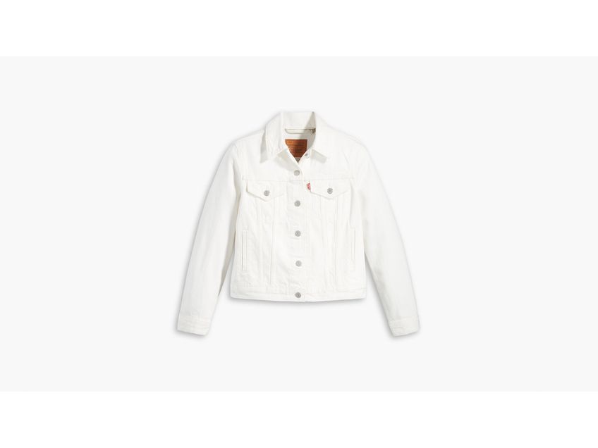 Jaket levis off white rose cheap