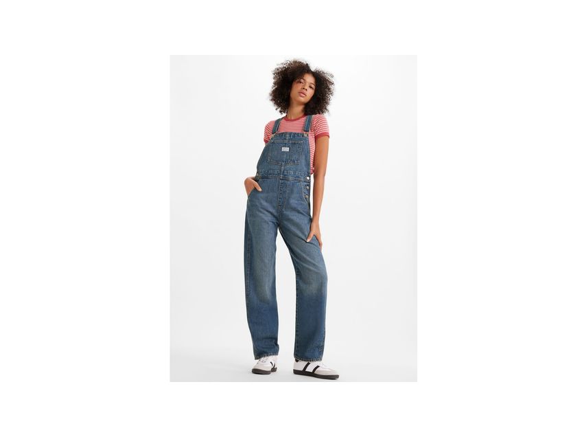 Levi's boyfriend overalls best sale