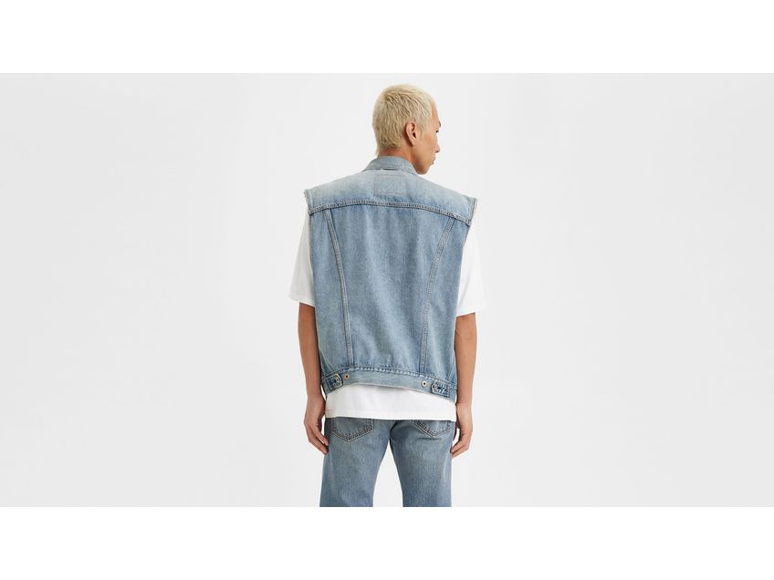 Levi's trucker vest sales